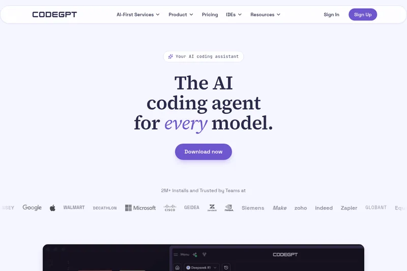 CodeGPT screenshot