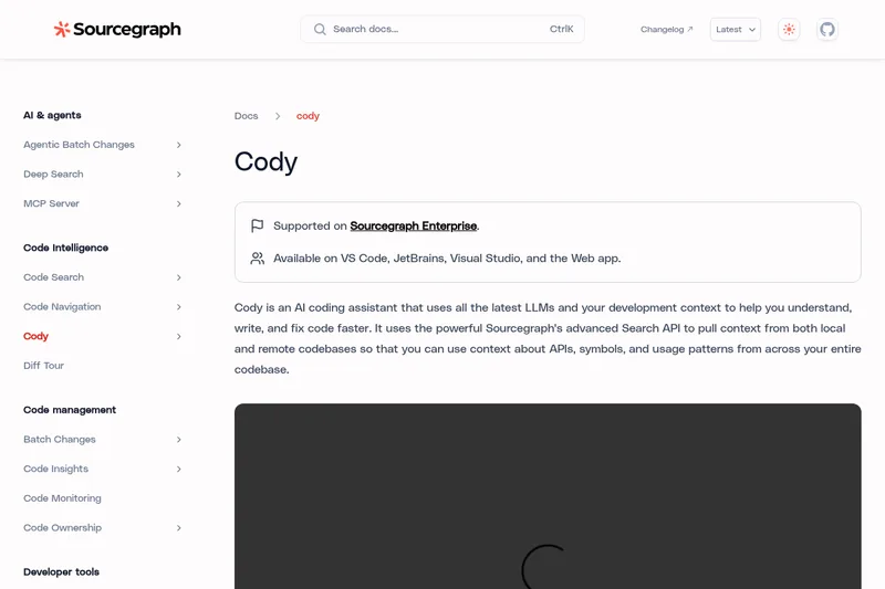 Cody Enterprise screenshot