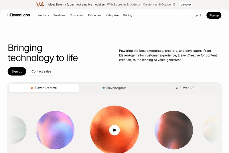 ElevenLabs screenshot