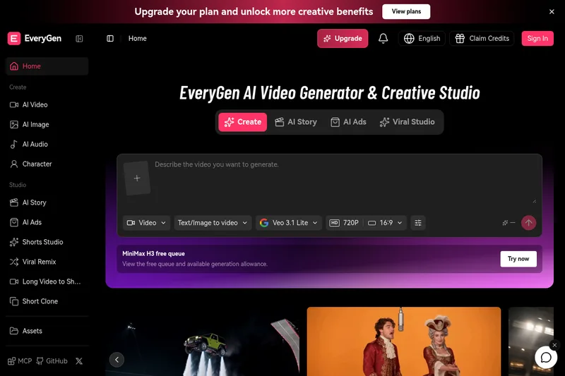 Everygen AI screenshot