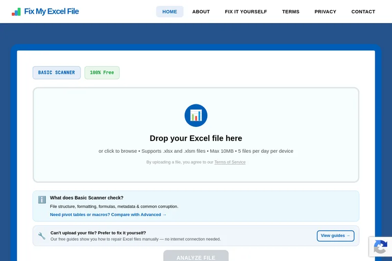 Fixmyexcelfile logo