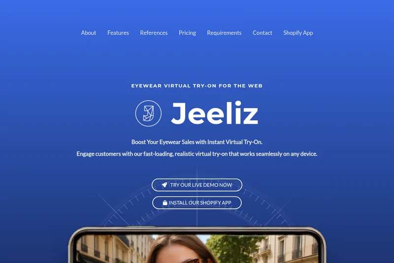Jeeliz screenshot