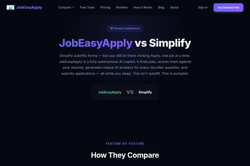 JobEasyApply vs Simplify (2026) logo