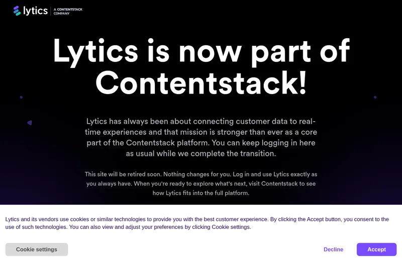 Lytics screenshot