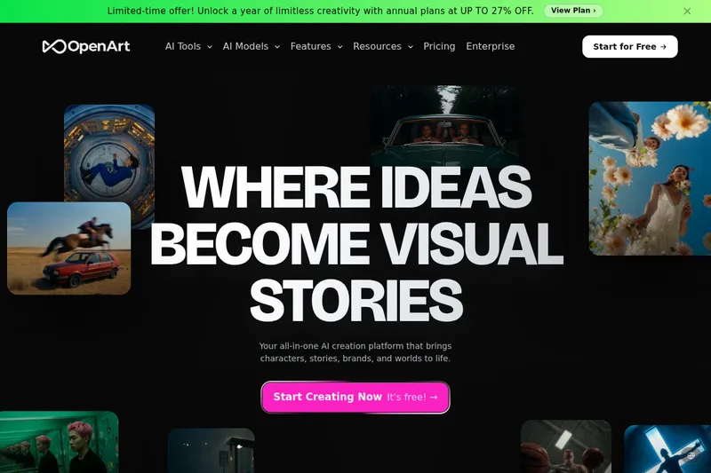 OpenArt AI screenshot