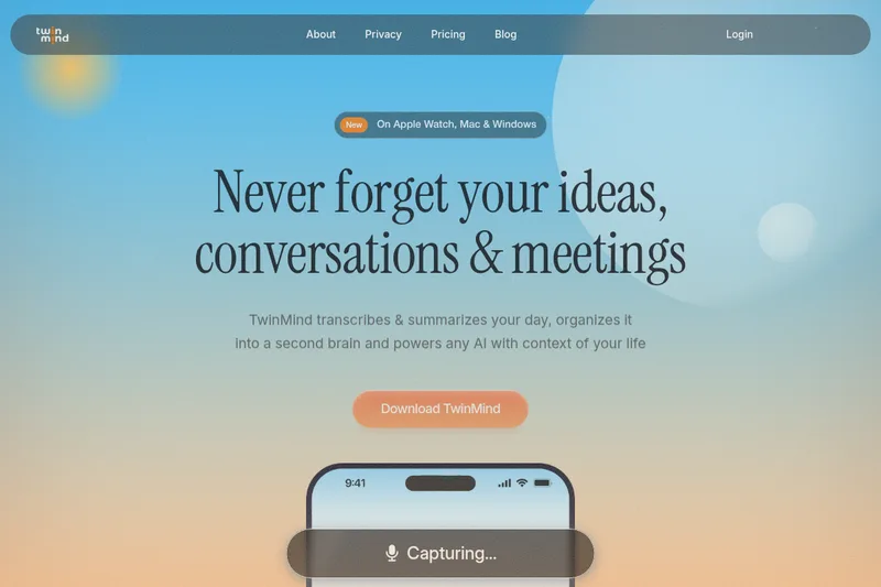 TwinMind screenshot