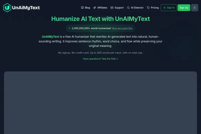 Unaimytext