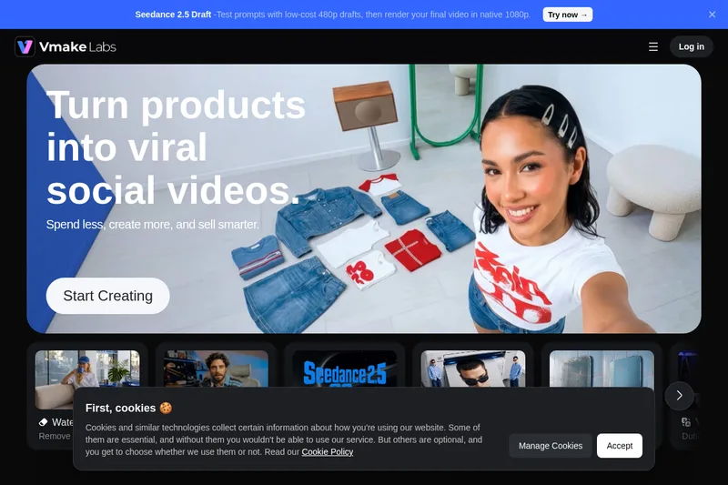 Vmake screenshot