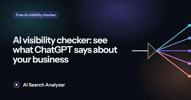 AI Search Analyzer screenshot