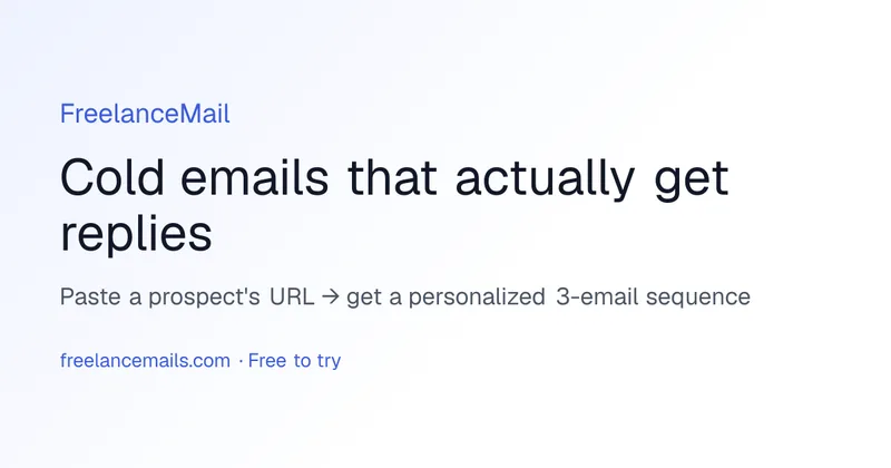 FreelanceMail screenshot