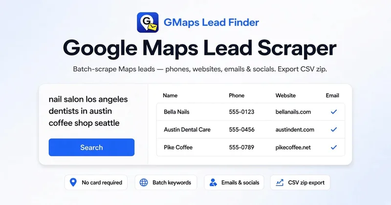 GMaps Lead Finder logo