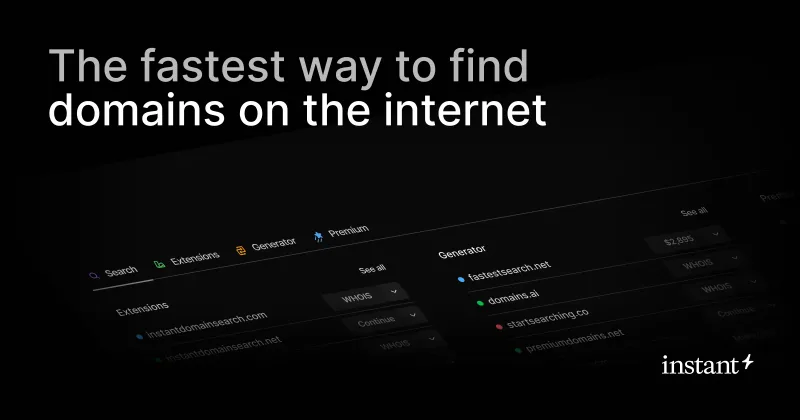 Instant Domain Search