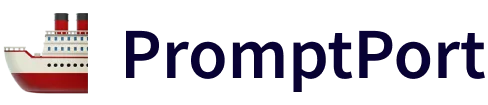 Promptport logo