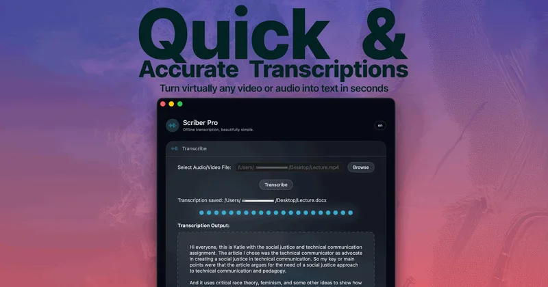 Scriber-Pro 2.0 screenshot