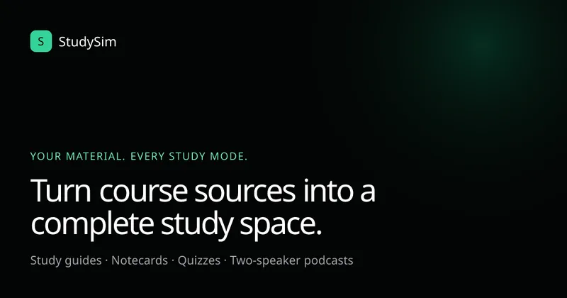 StudySim
