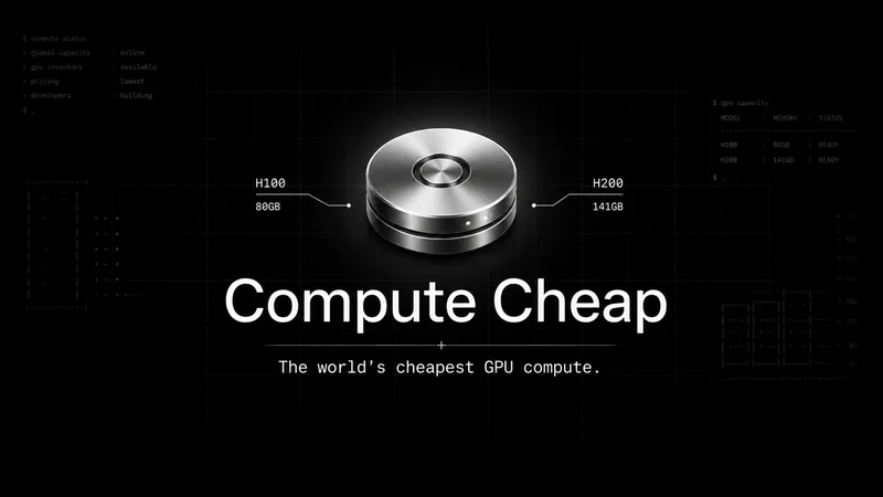 The cheapest GPU cloud logo